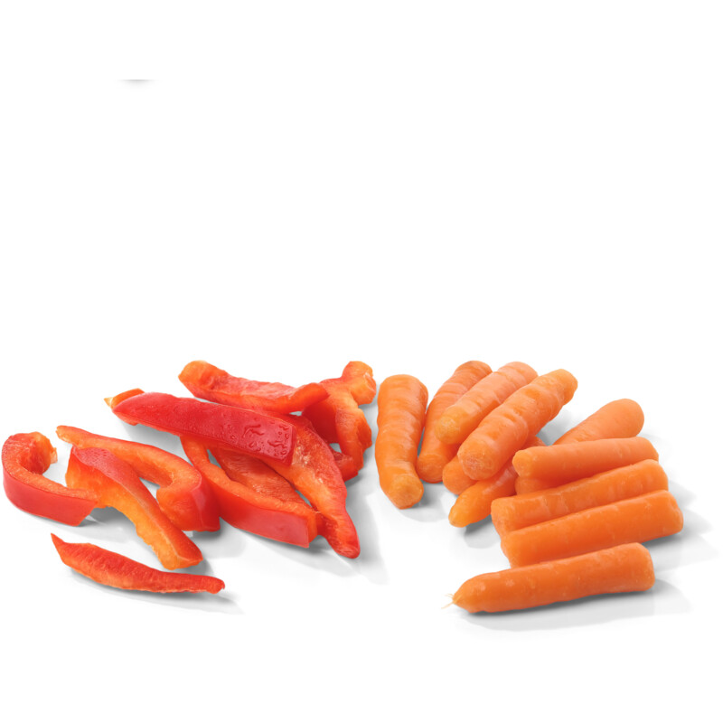 Een afbeelding van AH Snoepgroente paprika wortel