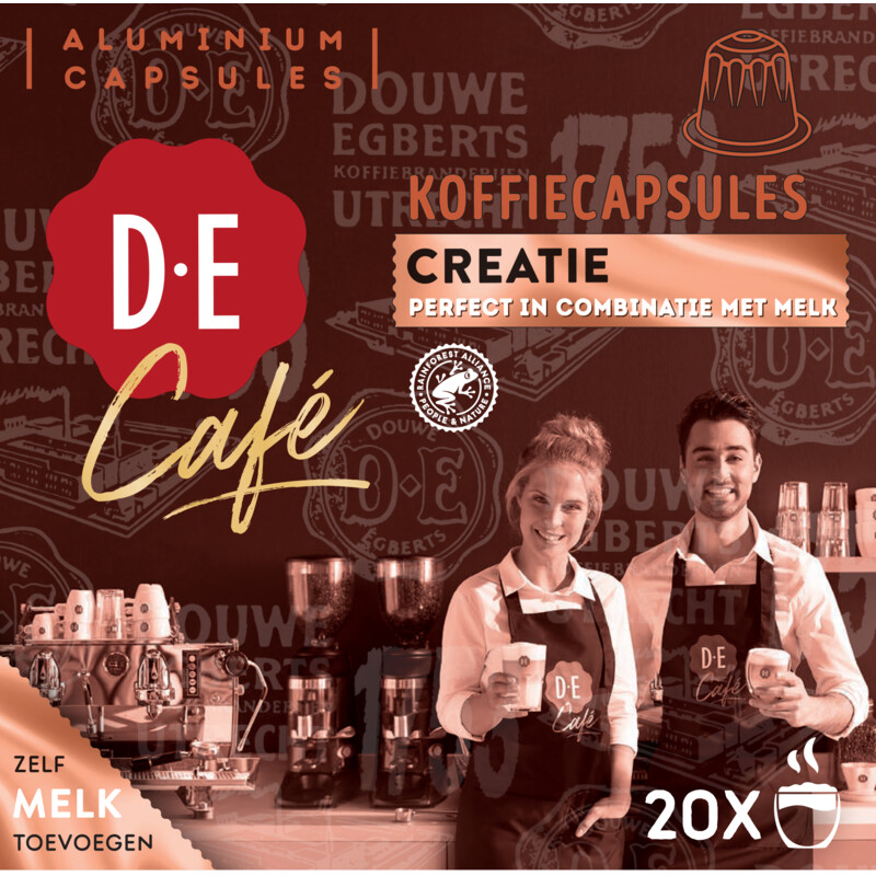 Een afbeelding van Douwe Egberts Cafe creatie koffiecapsules