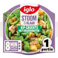 Een afbeelding van Iglo Stoom & klaar kip groene groente