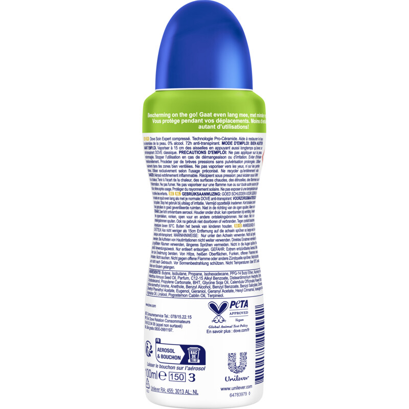 Een afbeelding van Dove Original anti-transpirant spray