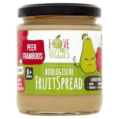 pdp-image-Love my veggies Biolgische fruitspread peer&framboos 6m+