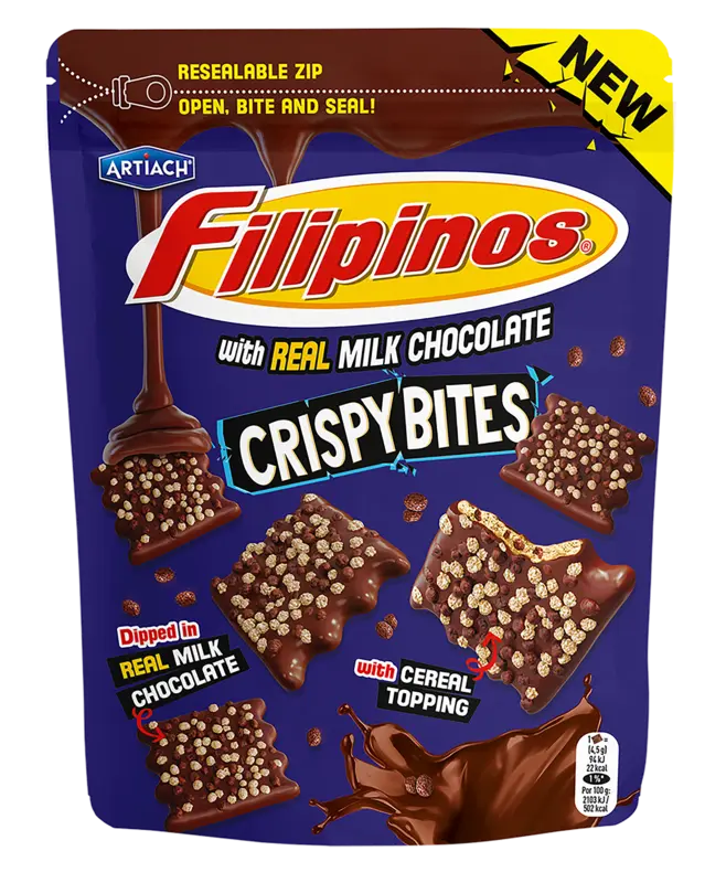 Filipinos crispy bites melk chocolade