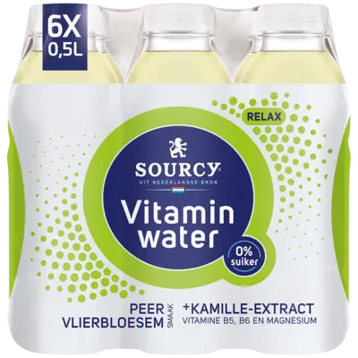 pdp-image-Sourcy Vitaminwater peer vlierbloesem 6-pack
