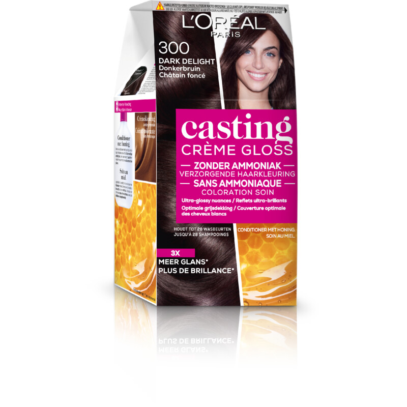 Een afbeelding van L'Oréal Casting crème gloss donkerbruin 300