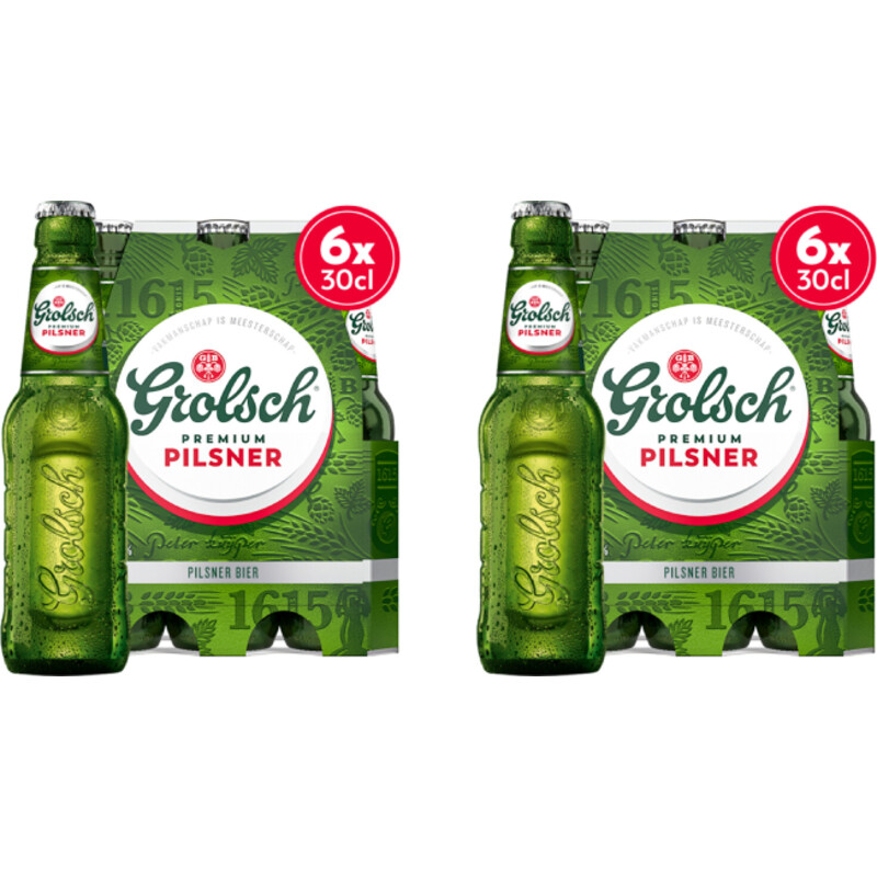 Een afbeelding van Grolsch Pilsner Bier Half Krat voordeel