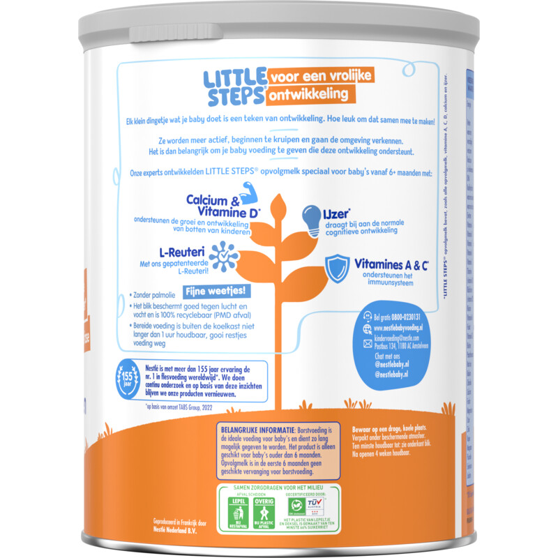 Een afbeelding van Nestlé Little steps 2 opvolgmelk 6m+