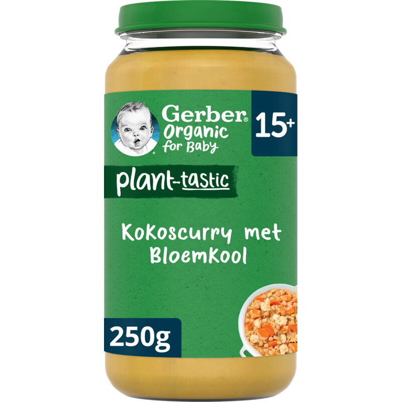 Een afbeelding van Gerber Organic Baby kokoscurry 15m+