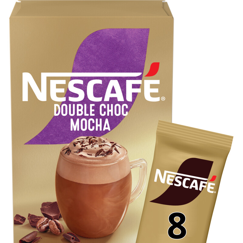 Een afbeelding van Nescafé Double choc mocha oploskoffie