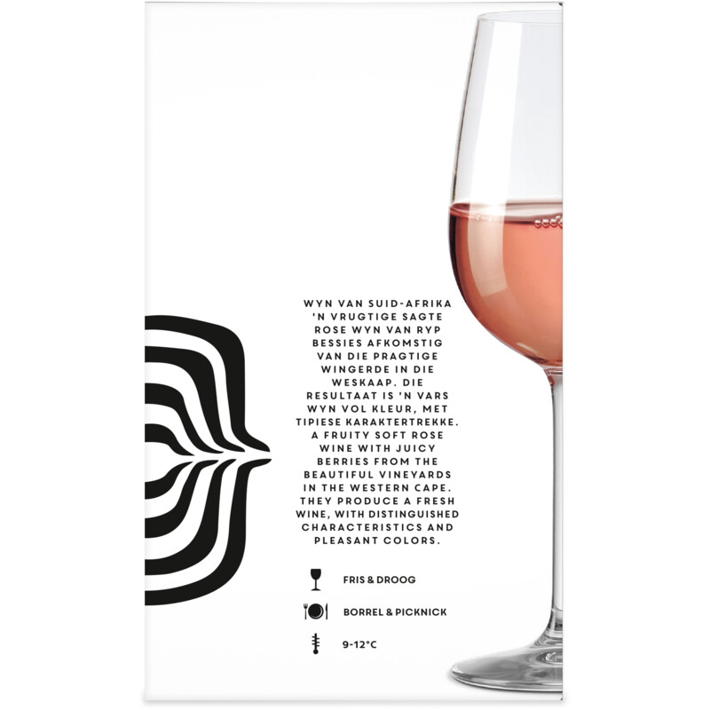 Een afbeelding van Mooi Kaap Rosé wijntap