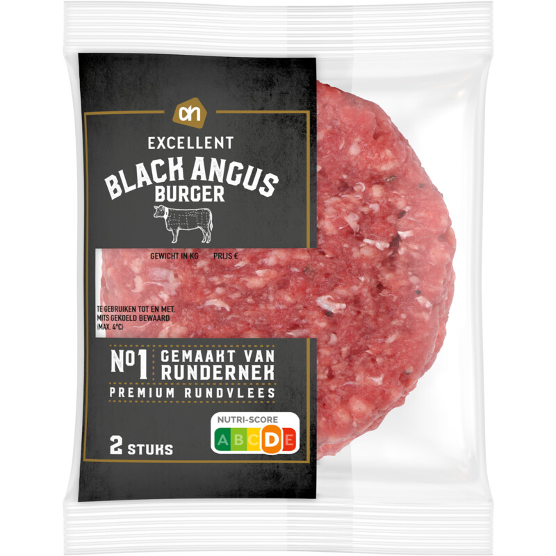 Een afbeelding van AH Excellent Black angus burger