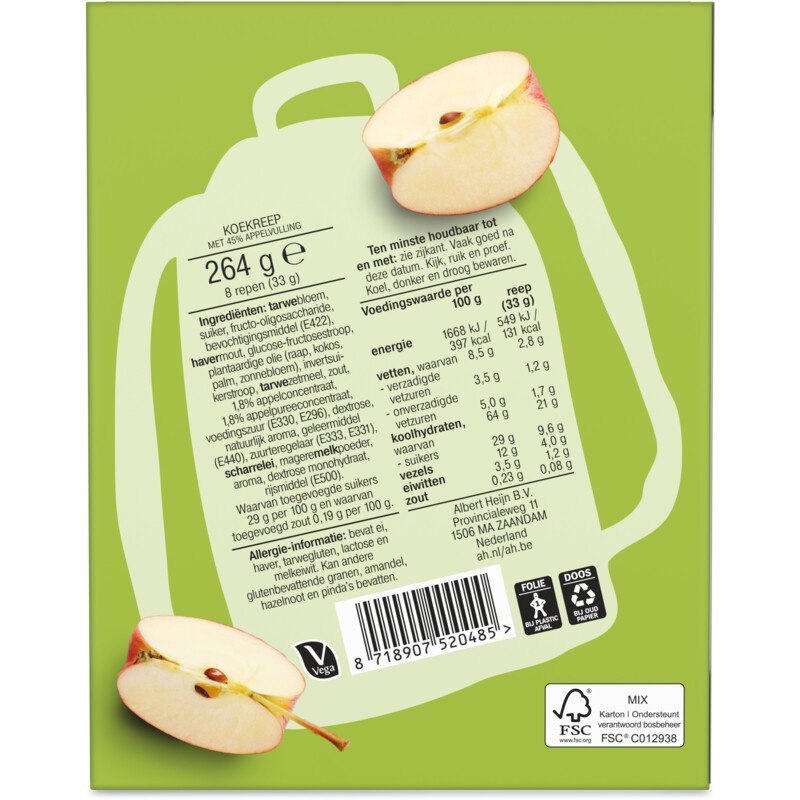 Een afbeelding van AH Fruitreep appel