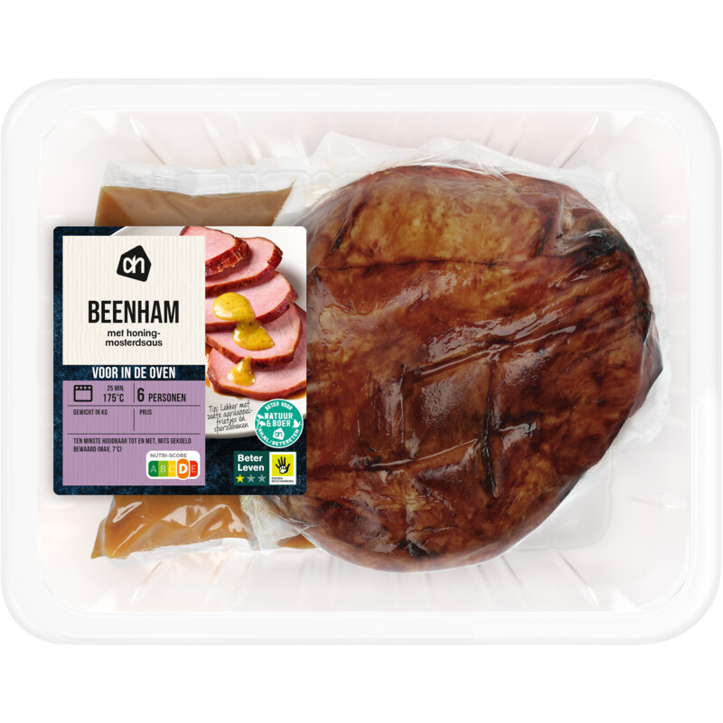 Een afbeelding van AH Beenham honing mosterdsaus