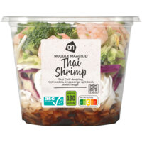 Een afbeelding van AH Noodle maaltijd Thai shrimp