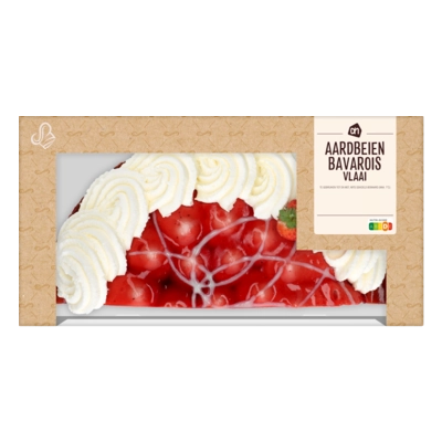 pdp-image-AH Aardbeien bavaroise vlaai half