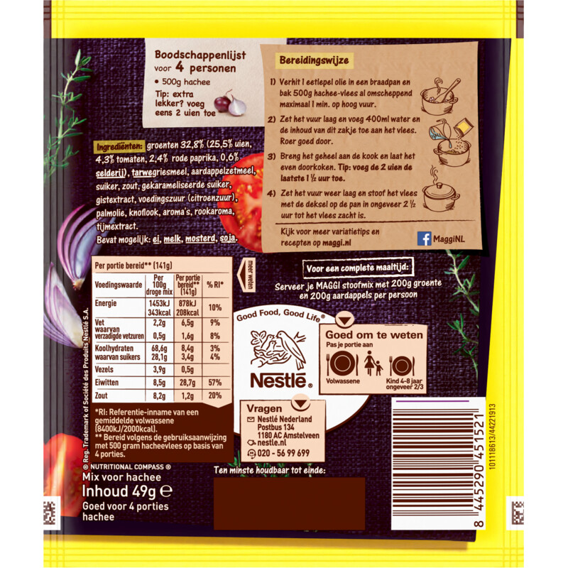 Een afbeelding van Maggi Stoofmix hachee