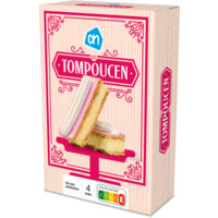 Een afbeelding van AH Roze streep tompoucen
