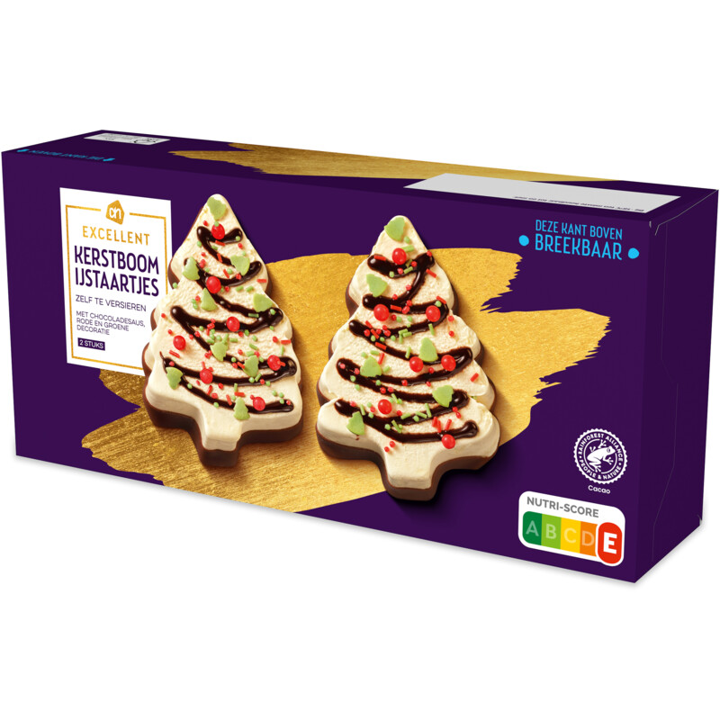 Een afbeelding van AH Excellent Kerstboom ijstaartjes