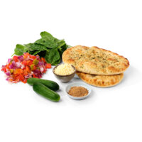 Een afbeelding van AH Gesneden verspakket naan pizza