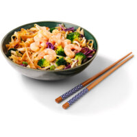Een afbeelding van AH Noodle maaltijd Thai shrimp