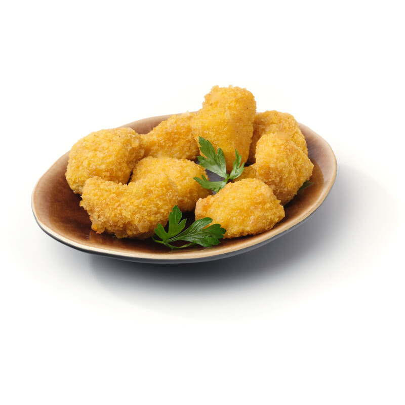 Een afbeelding van AH Kip bites gevuld met kaas