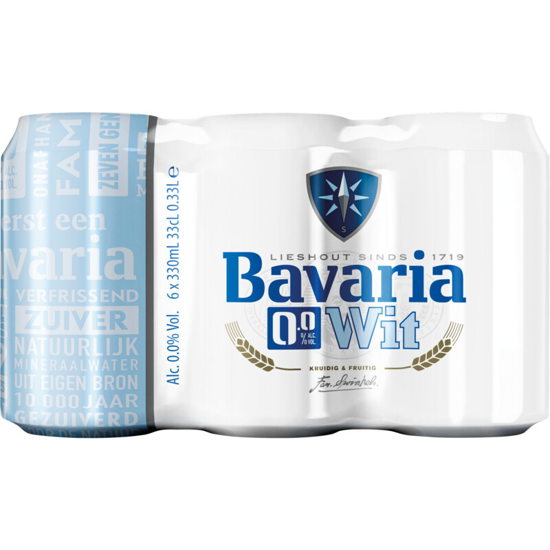 Een afbeelding van Bavaria 0.0% Wit 6-pack