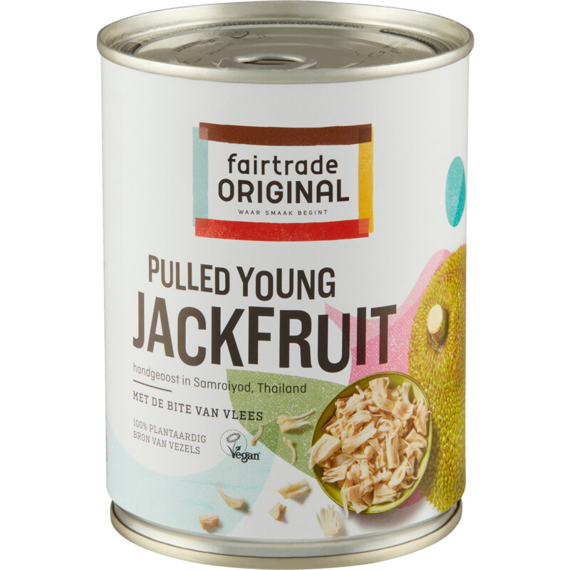 Een afbeelding van Fairtrade Original Pulled young jackfruit