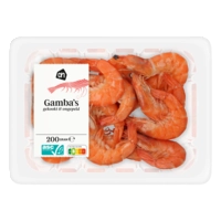 AH Gamba's gekookt & ongepeld