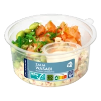 AH Mini saladbowl zalm wasabi