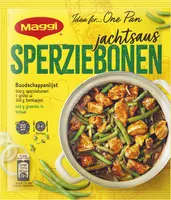 Maggi Dagschotel sperziebonen jachtsaus