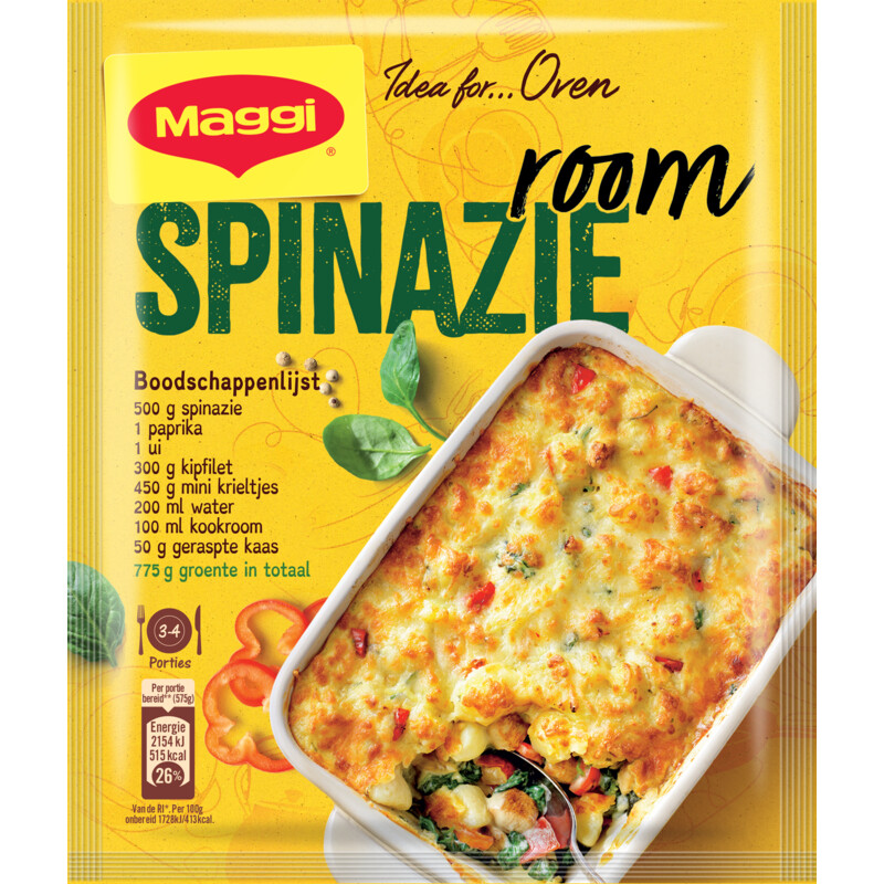 Een afbeelding van Maggi Ovenschotel spinazie room