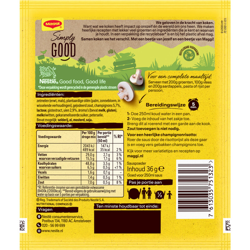 Een afbeelding van Maggi Champignon saus