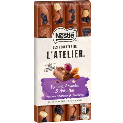 pdp-image-L'Atelier Melkchocolade rozijnen & amandelen