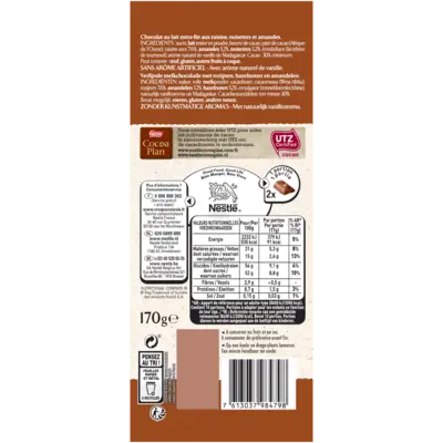 pdp-image-L'Atelier Melkchocolade rozijnen & amandelen