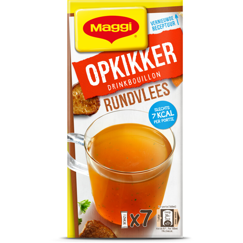 Een afbeelding van Maggi Opkikker drinkbouillon rundvlees
