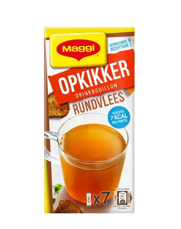 Opkikker drinkbouillon rundvlees