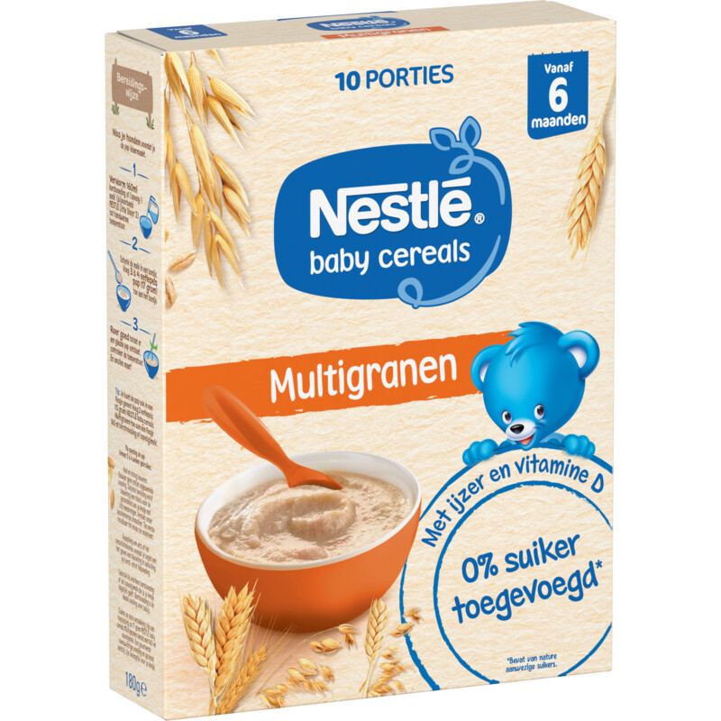 Een afbeelding van Nestlé Baby cereals multigranen 6m+