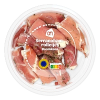 AH Serranohamrolletjes met roomkaas