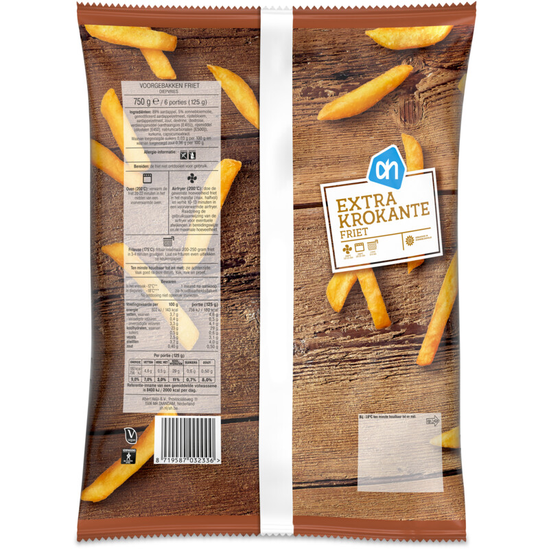 Een afbeelding van AH Extra krokante friet