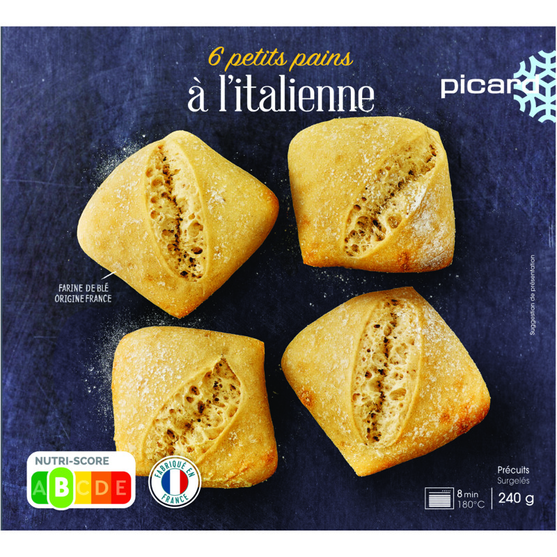 Een afbeelding van Picard Petit pains Italienne