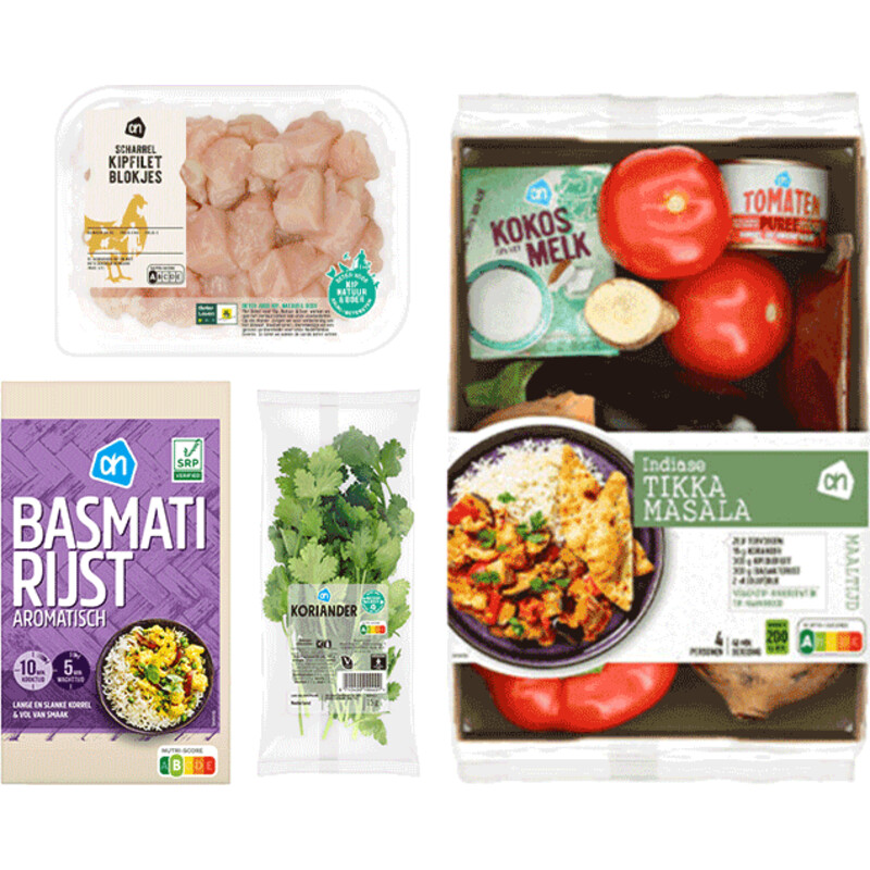 Een afbeelding van AH Indiase Tikka Masala Verspakket