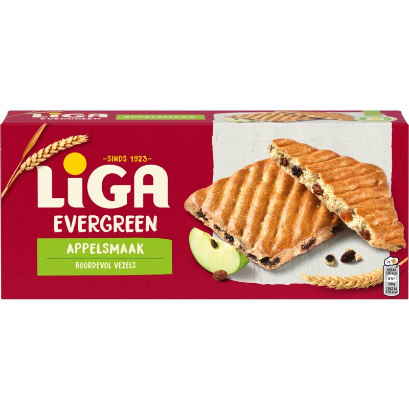 Een afbeelding van Liga Evergreen crunchy appelsmaak