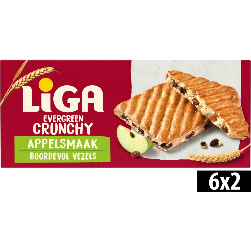 Een afbeelding van Liga Evergreen crunchy appelsmaak