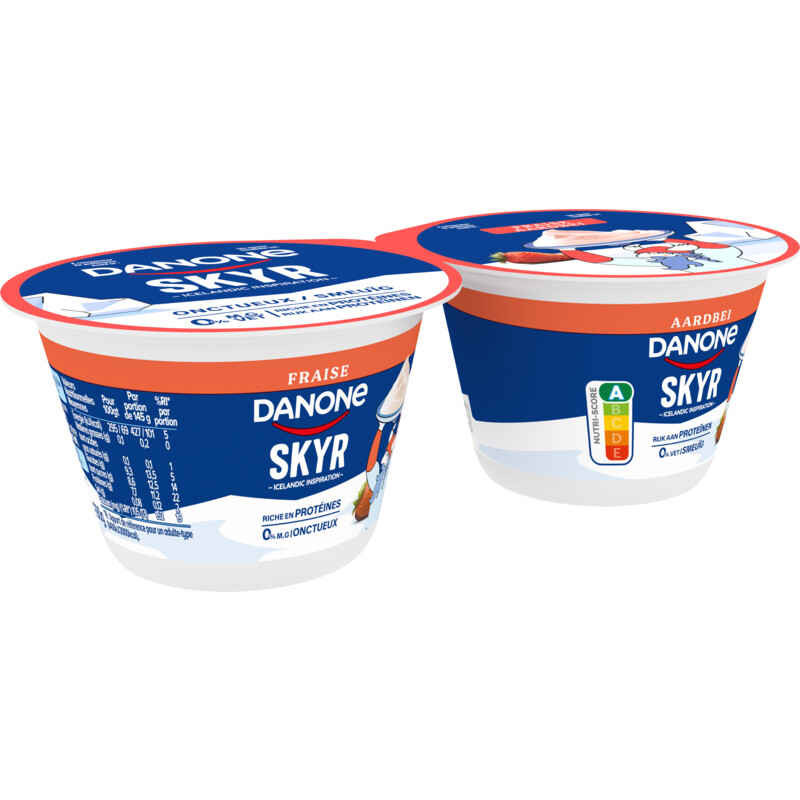 Een afbeelding van Danone Skyr smeuïg aardbei bel