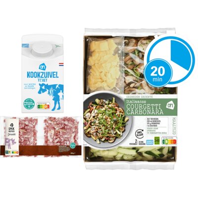 pdp-image-AH Gesneden Courgetti Carbonara Verspakket