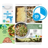 Een afbeelding van AH Vega Courgetti Carbonara Verspakket