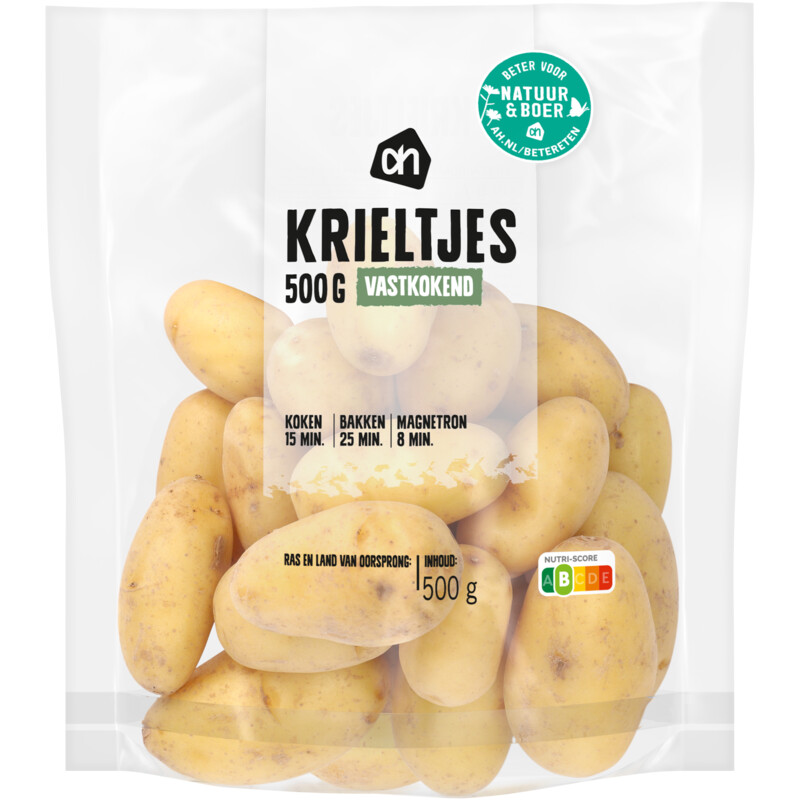 Een afbeelding van AH Krieltjes vastkokend