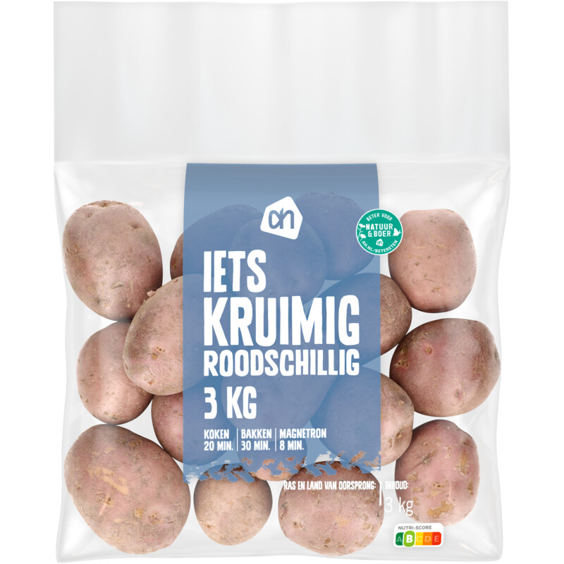Een afbeelding van AH Iets kruimige roodschillige aardappelen