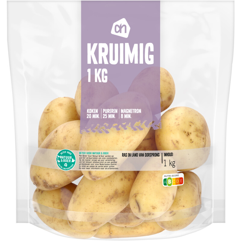 Een afbeelding van AH Kruimige aardappelen
