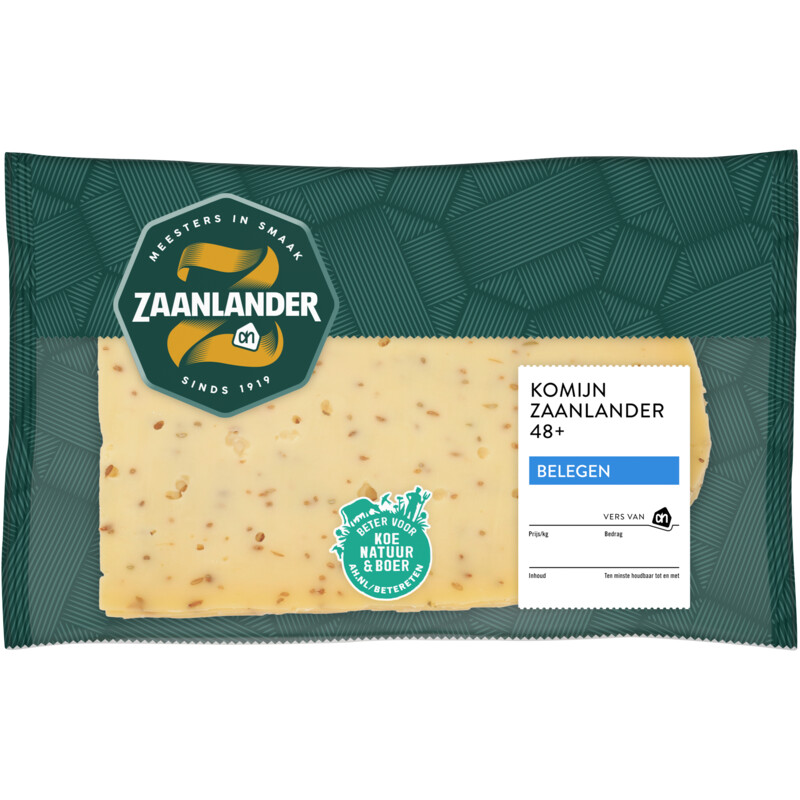 Een afbeelding van AH Zaanlander Belegen komijn 48+ plakken