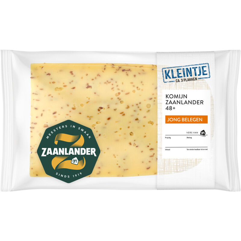 Een afbeelding van AH Zaanlander Jong komijn 48+ plakken kleintje